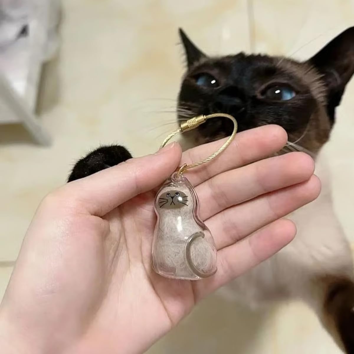 Hatıra Kedi Charmı – Dostunuzun Tüylerini Saklayın